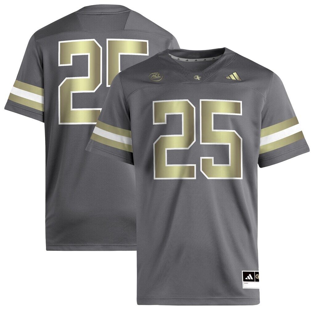 #25 Georgia Tech Yellow Jackets adidas Premier Jersey