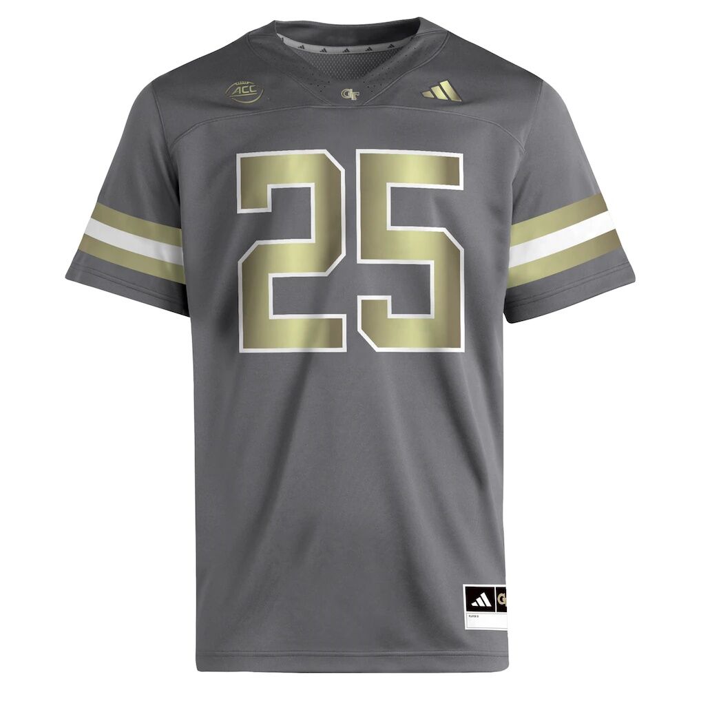 #25 Georgia Tech Yellow Jackets adidas Premier Jersey
