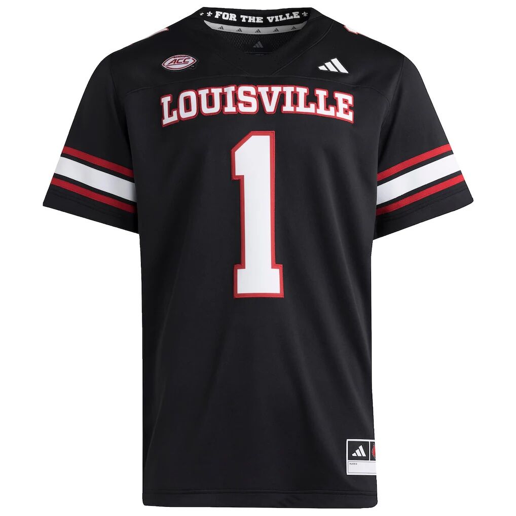 #1 Louisville Cardinals adidas Premier Strategy Jersey