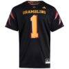 Grambling Tigers adidas Premier Strategy Jersey - Black - Side View