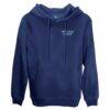 West Ham United 1863FC Wordmark Fleece Pullover Hoodie - Navy - Side View