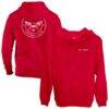 Brentford FC 1863FC Wordmark Fleece Pullover Hoodie - Red - Front View