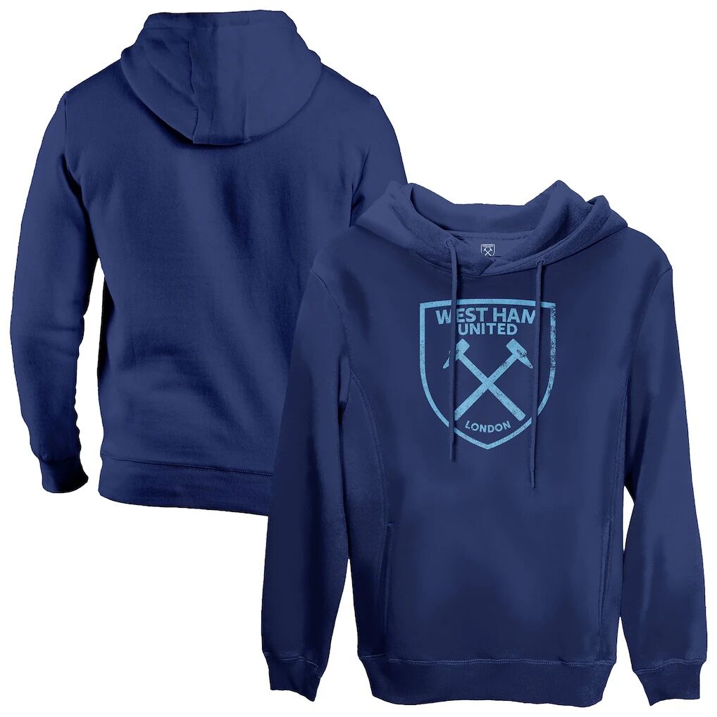 West Ham United 1863FC Mono Badge Fleece Pullover Hoodie