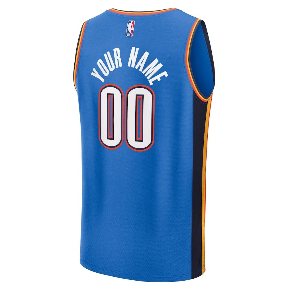 Oklahoma City Thunder Fashion7 Fast Break Custom Jersey - Icon Edition