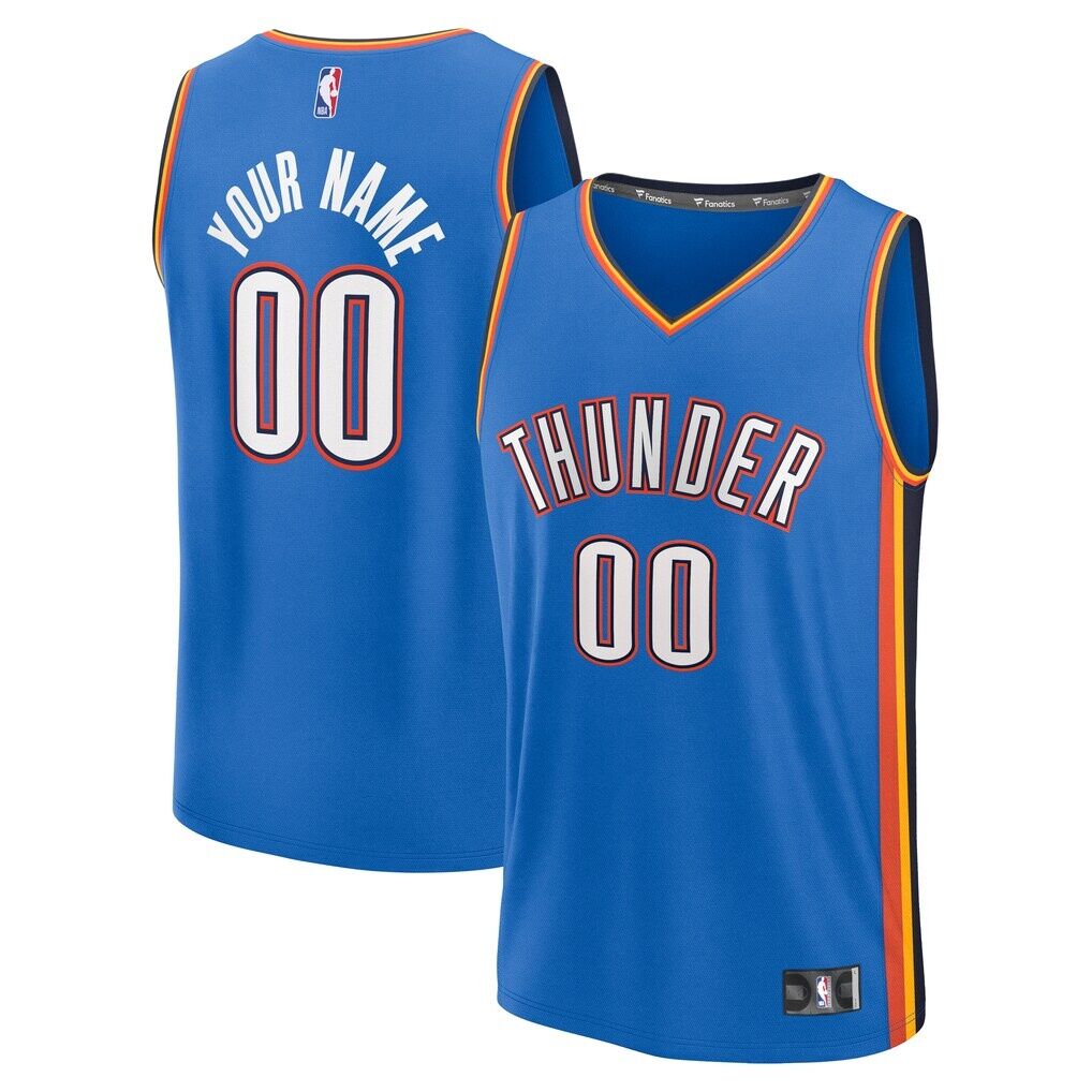 Oklahoma City Thunder Fashion7 Fast Break Custom Jersey - Icon Edition