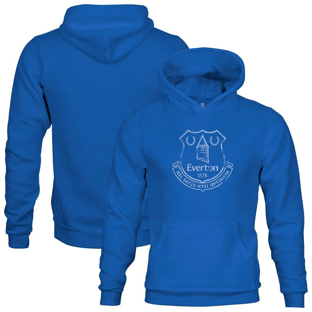 Everton 1863FC Youth Mono Badge Fleece Pullover Hoodie