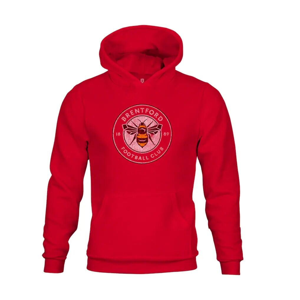 Brentford FC 1863FC Youth Color Badge Fleece Pullover Hoodie