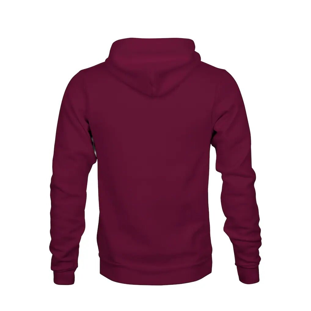 Burnley 1863FC Youth Mono Badge Fleece Pullover Hoodie - Claret
