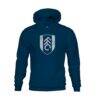 Fulham 1863FC Youth Mono Badge Fleece Pullover Hoodie - Navy - Side View