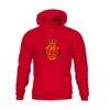 RCD Mallorca 1863FC Youth Color Badge Fleece Pullover Hoodie - Red - Side View