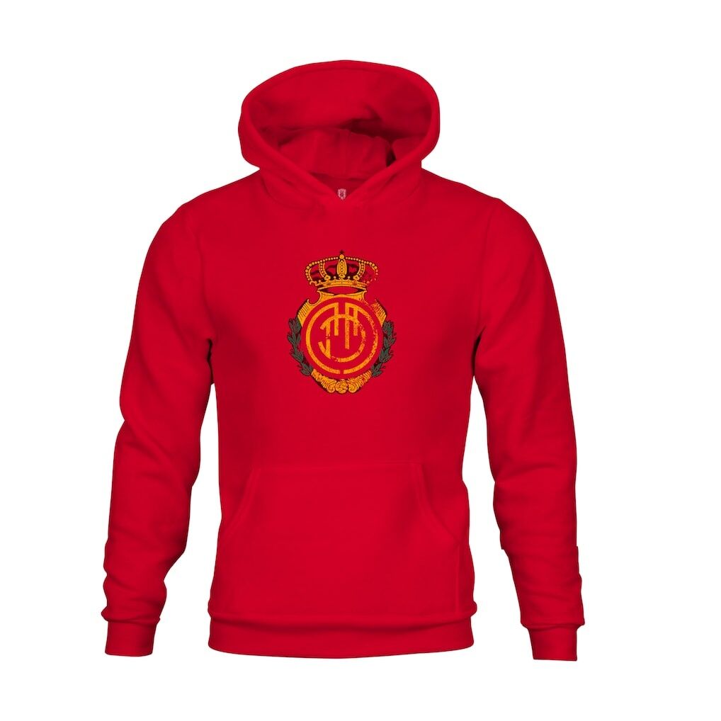 RCD Mallorca 1863FC Youth Color Badge Fleece Pullover Hoodie