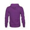 Toulouse 1863FC Youth Color Badge Fleece Pullover Hoodie - Purple - Detail View