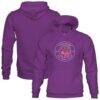 Toulouse 1863FC Youth Color Badge Fleece Pullover Hoodie - Purple - Front View