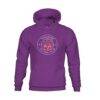 Toulouse 1863FC Youth Color Badge Fleece Pullover Hoodie - Purple - Side View
