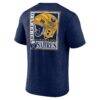 Buffalo Sabres Earnest Will Tri-Blend T-Shirt - Navy - Side View