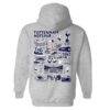 Tottenham Hotspur Vive La Fete Women's Impressions Artwork Pullover Hoodie - Gray - Detail View