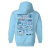 Manchester City Vive La Fete Women's Impressions Artwork Pullover Hoodie - Light Blue - Detail View
