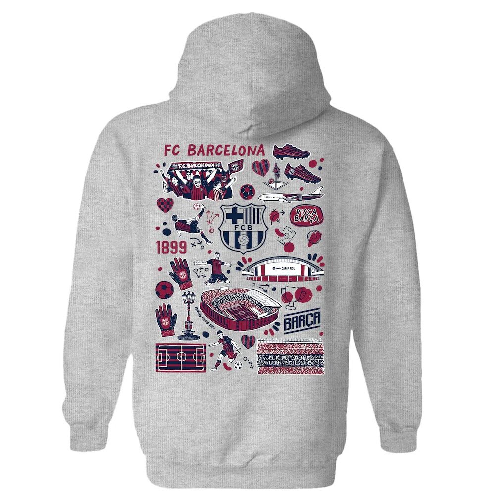 Barcelona Vive La Fete Women's Impressions Artwork Pullover Hoodie