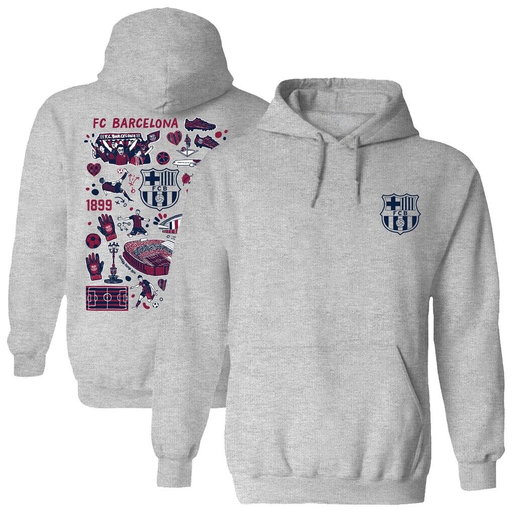 Barcelona Vive La Fete Women's Impressions Artwork Pullover Hoodie