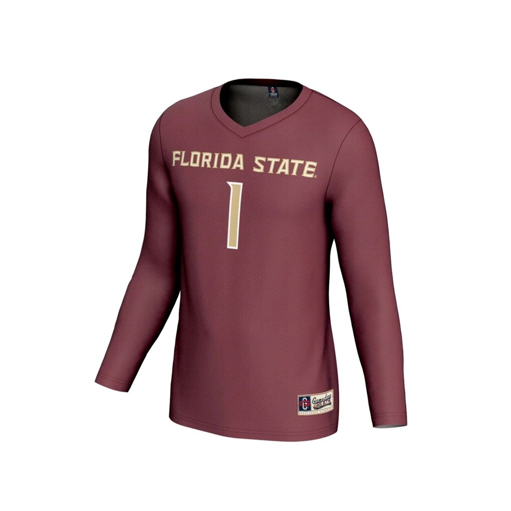 #1 Florida State Seminoles GameDay Greats Unisex Collegiate Volleyball Fashion Jersey - Garnet