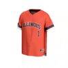 #1 Illinois Fighting Illini GameDay Greats Unisex Collegiate Baseball Fashion Jersey - Orange - Side View