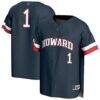 #1 Howard Bison GameDay Greats Unisex Collegiate Baseball Fashion Jersey - Navy - Front View