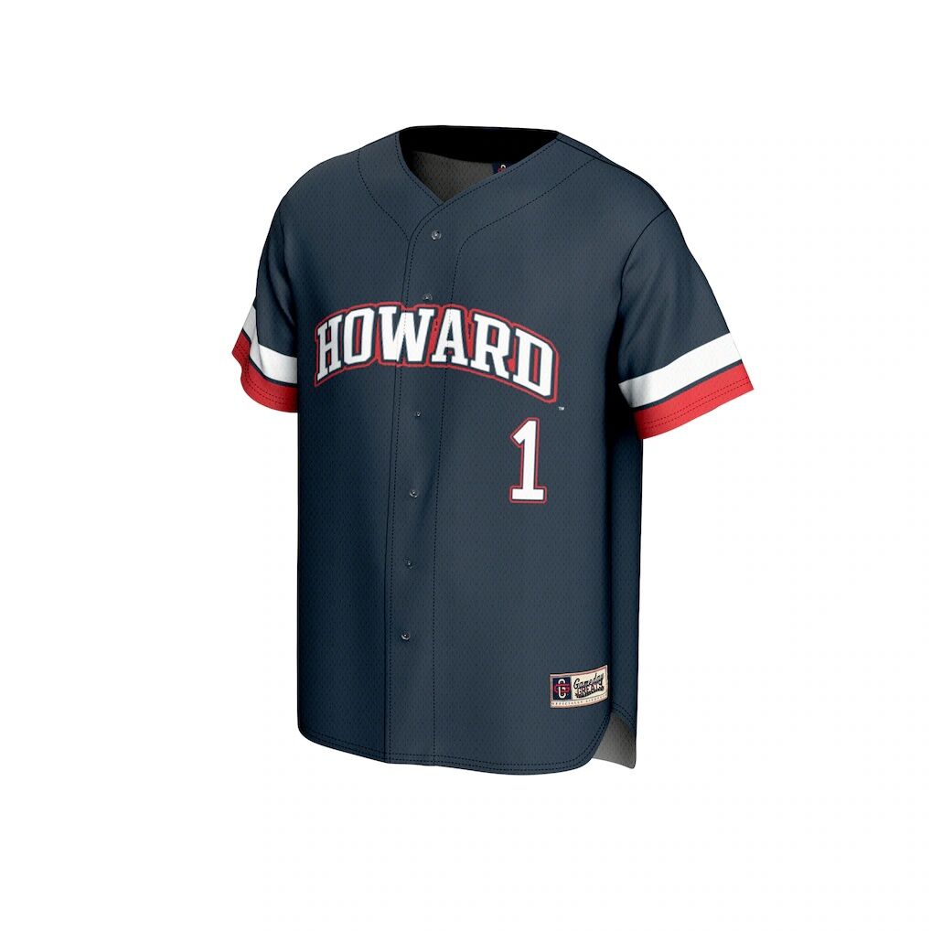 #1 Howard Bison GameDay Greats Unisex Collegiate Baseball Fashion Jersey