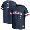 Gonzaga Bulldogs GameDay Greats Youth Collegiate Baseball Fashion Jersey - Navy - Front View