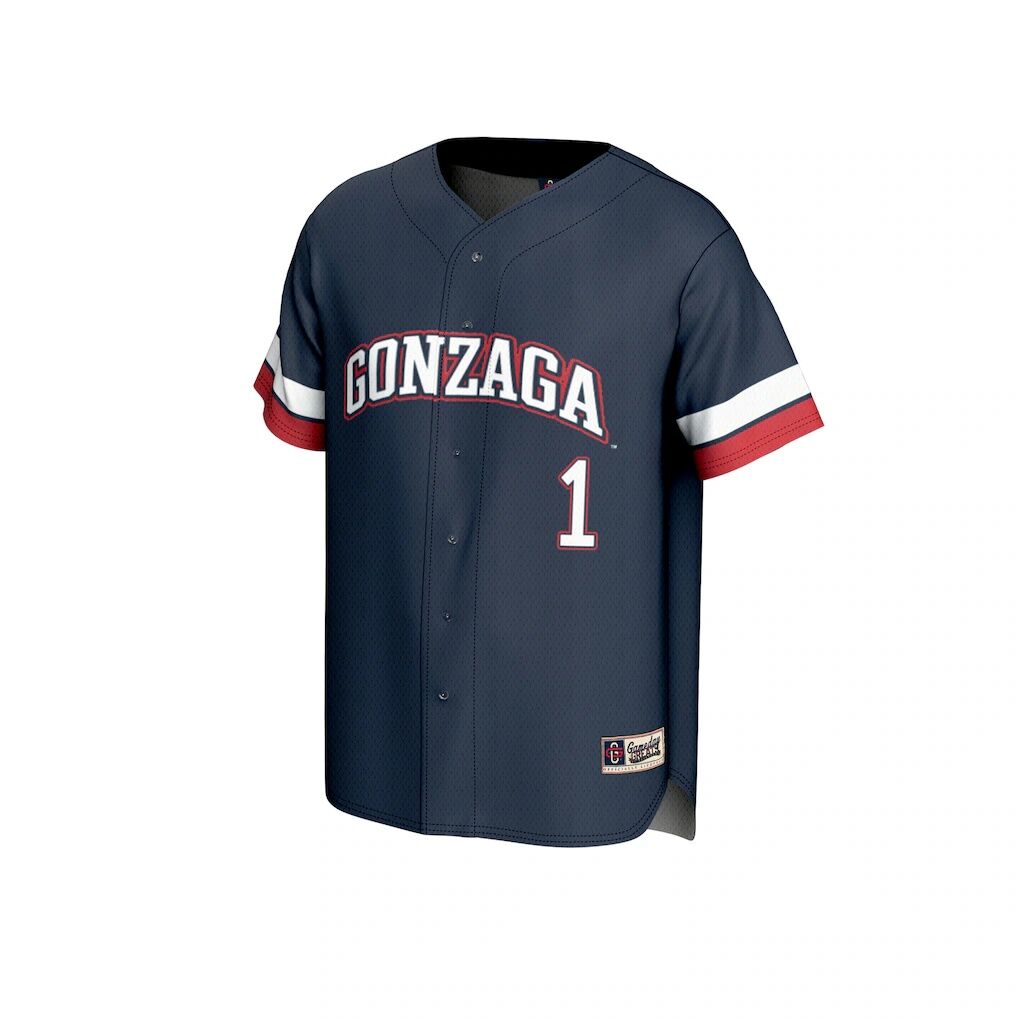 Gonzaga Bulldogs GameDay Greats Youth Collegiate Baseball Fashion Jersey