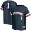 Howard Bison GameDay Greats Youth Collegiate Baseball Fashion Jersey - Navy - Front View