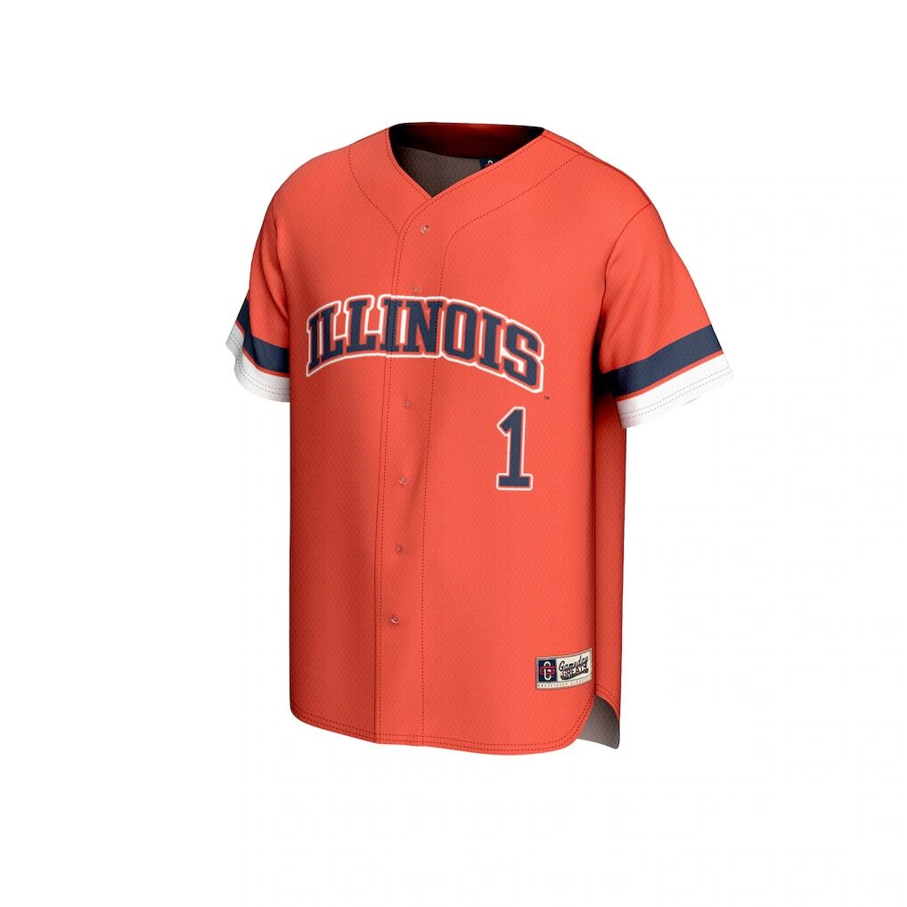 Illinois Fighting Illini GameDay Greats Youth Collegiate Baseball Fashion Jersey