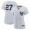Giancarlo Stanton New York Yankees Nike Women's Home Replica Player Jersey - White - Front View