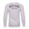 West Ham United 1863FC Back Team Arch Long Sleeve T-Shirt - Gray - Detail View