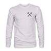 West Ham United 1863FC Back Team Arch Long Sleeve T-Shirt - Gray - Side View