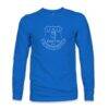 Everton 1863FC Mono Badge Long Sleeve T-Shirt - Blue - Side View