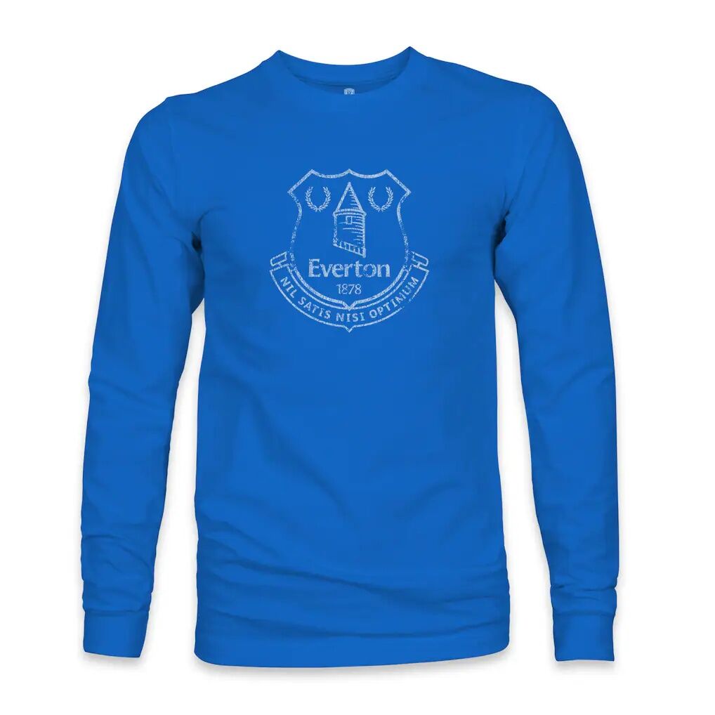 Everton 1863FC Mono Badge Long Sleeve T-Shirt