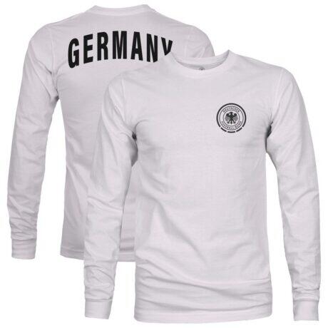 Germany National Team 1863FC Team Arch Long Sleeve T-Shirt - Silver - Front View