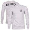 RCD Mallorca 1863FC Team Arch Long Sleeve T-Shirt - Silver - Front View