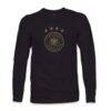Germany National Team 1863FC Mono Badge Long Sleeve T-Shirt - Black - Side View