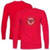 Brentford FC 1863FC Color Badge Long Sleeve T-Shirt - Red - Front View