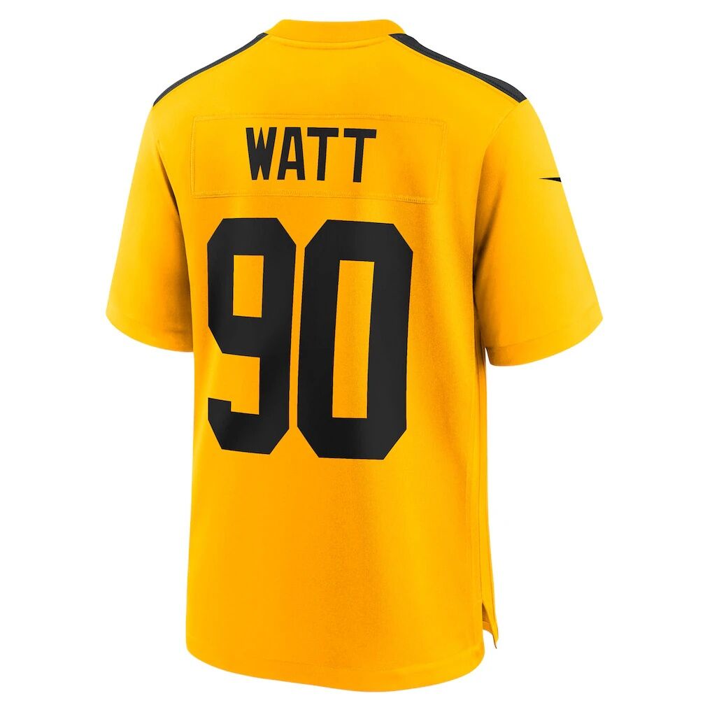 T.J. Watt Pittsburgh Steelers Nike Youth Alternate 1933 Throwback Game Jersey