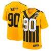 T.J. Watt Pittsburgh Steelers Nike Youth Alternate 1933 Throwback Game Jersey - Gold - Front View
