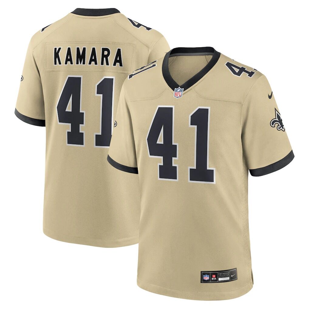 Alvin Kamara New Orleans Saints Nike Youth Gameday Golds Alternate Game Player Jersey