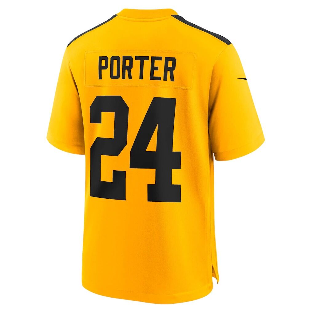 Joey Porter Jr. Pittsburgh Steelers Nike Youth Alternate 1933 Throwback Game Jersey