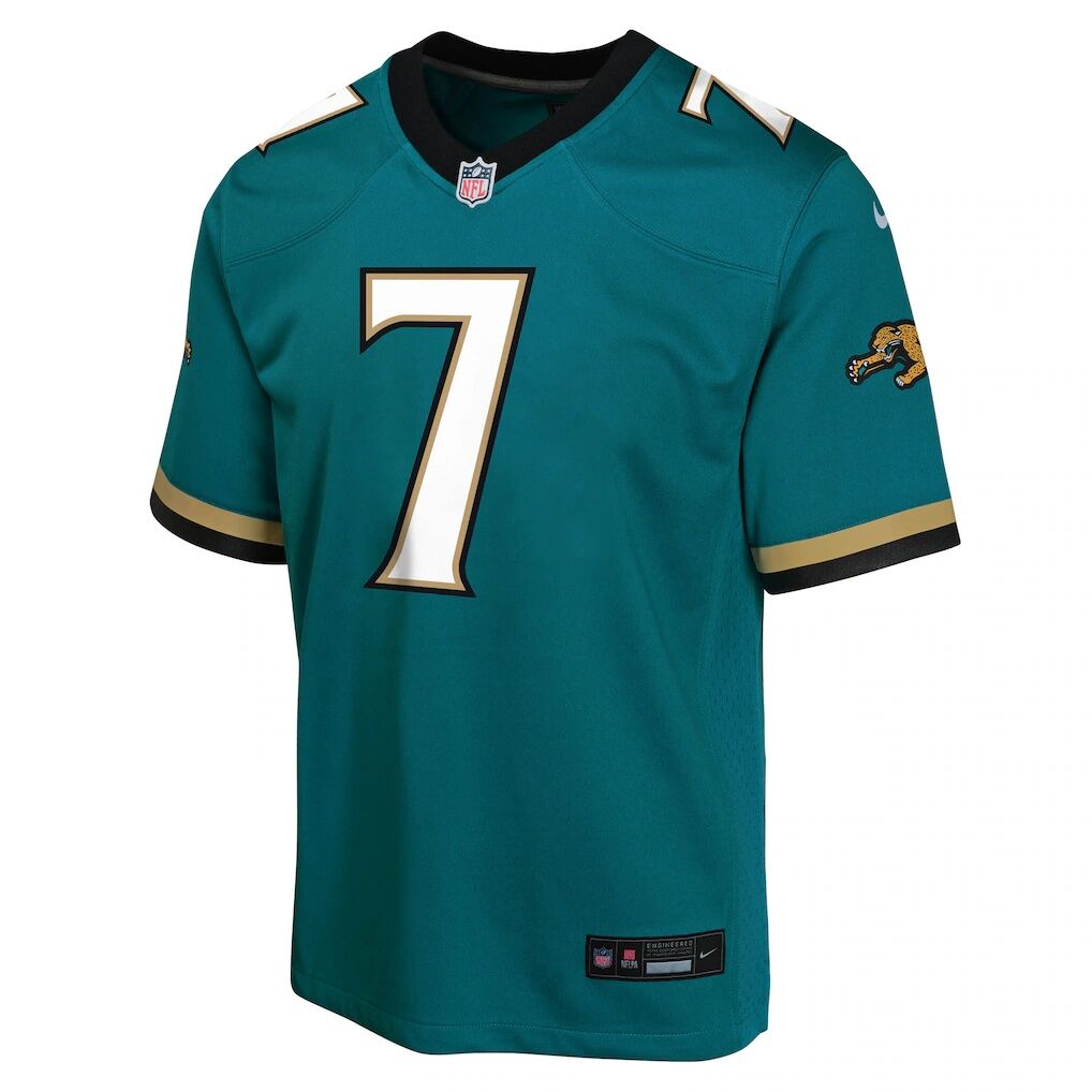 Brian Thomas Jr. Jacksonville Jaguars Nike Youth Alternate 2 Prowler Throwback Game Jersey
