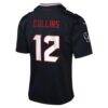 Nico Collins Houston Texans Nike Youth Team Game Jersey - Navy - Detail View