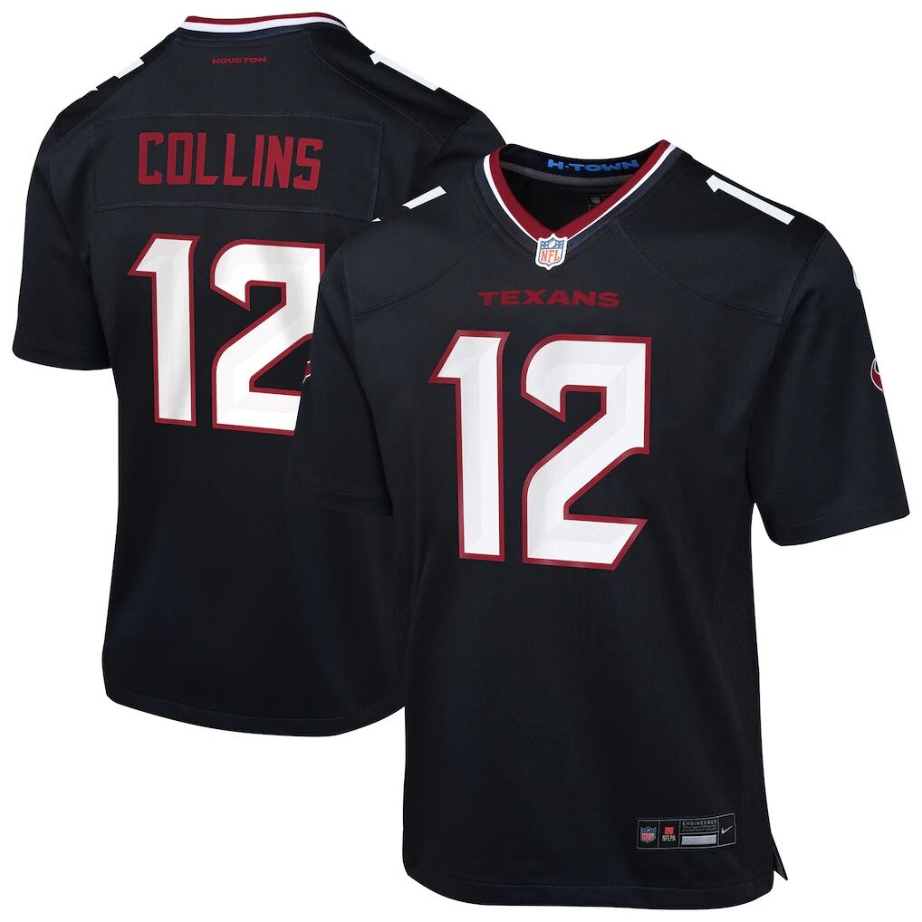 Nico Collins Houston Texans Nike Youth Team Game Jersey