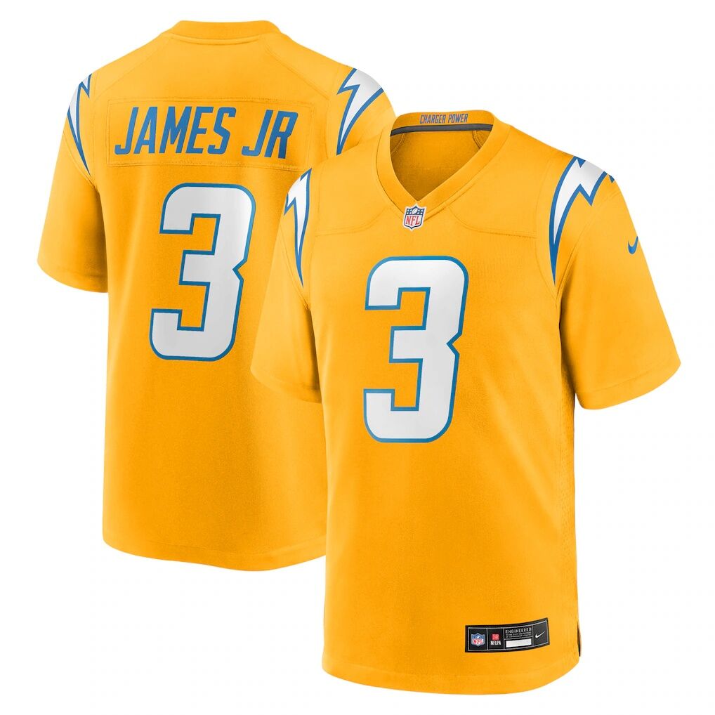 Derwin James Jr. Los Angeles Chargers Nike Youth Alternate Charger Power Game Player Jersey