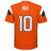 Bo Nix Denver Broncos Youth Replica Jersey - Orange - Detail View