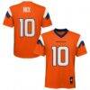 Bo Nix Denver Broncos Youth Replica Jersey - Orange - Front View